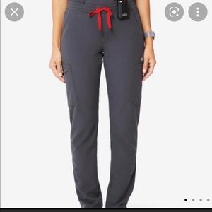 FIGS MEDIUM TALL- CHARCOAL GRAY (?) YOLA TALL SKINNY SCRUB PANTS